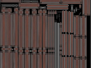 Wood Shutters 3D Model
