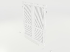 Wood Shutters 3D Модель