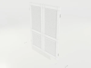 Wood Shutters 3D Model