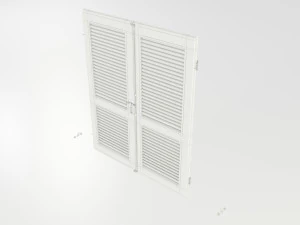 Wood Shutters 3D Model