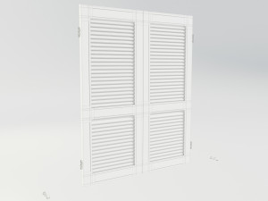 Wood Shutters 3D Модель