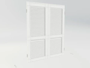 Wood Shutters 3D Model