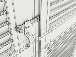 Wood Shutters 3D Model