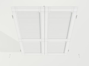 Wood Shutters 3D Модель