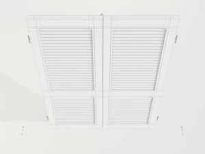 Wood Shutters 3D Model