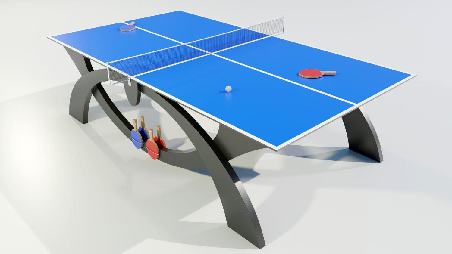 Ping Pong Table 3D Model In Sports Equipment 3DExport