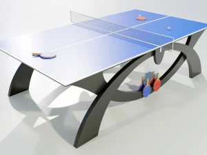 Ping Pong Table 3D Model