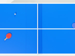 Ping Pong Table Modello 3D