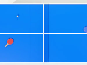 Ping Pong Table 3D Model