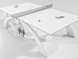 Ping Pong Table 3D Model