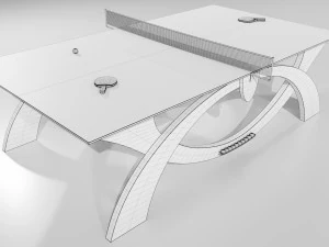 Ping Pong Table 3D Model