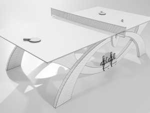 Ping Pong Table Modello 3D