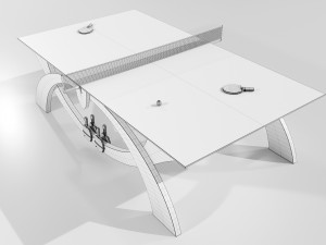 Ping Pong Table Modello 3D