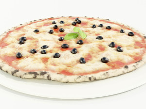 Pizza with Olives 3D मॉडल