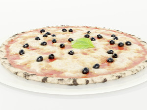 Pizza with Olives 3D मॉडल