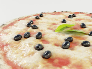 Pizza with Olives 3D मॉडल