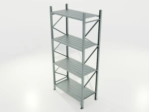 Industri&euml;le metalen plank 3D Model