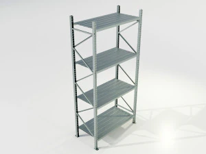 Industri&euml;le metalen plank 3D Model