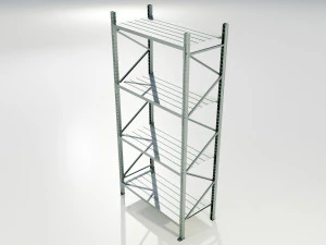 Industri&euml;le metalen plank 3D Model