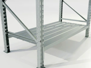 Industri&euml;le metalen plank 3D Model