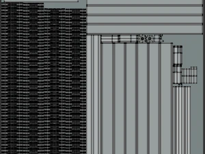 Industri&euml;le metalen plank 3D Model