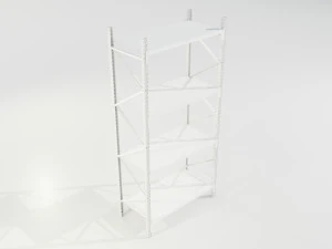 Industri&euml;le metalen plank 3D Model