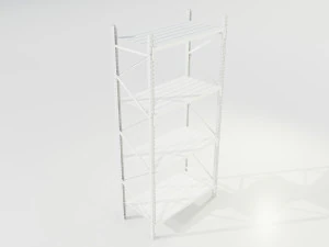 Industri&euml;le metalen plank 3D Model