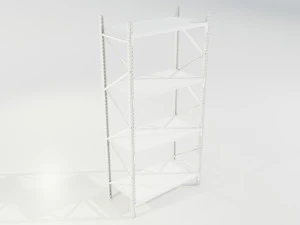 Industri&euml;le metalen plank 3D Model