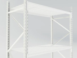 Industri&euml;le metalen plank 3D Model