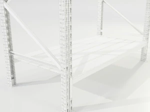 Industri&euml;le metalen plank 3D Model