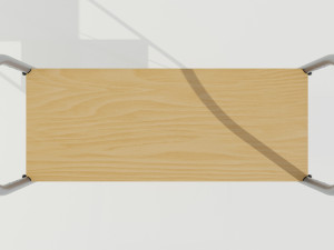 Wood-Metal Shelf Modèle 3D