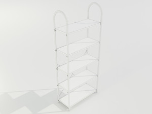 Wood-Metal Shelf Modèle 3D