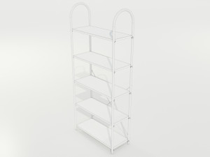Wood-Metal Shelf Modèle 3D