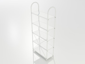 Wood-Metal Shelf Modèle 3D