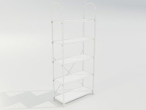 Wood-Metal Shelf Modèle 3D