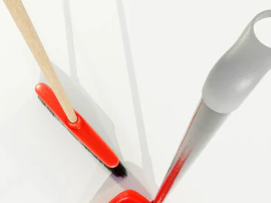Broom and Dustpan 3D Model