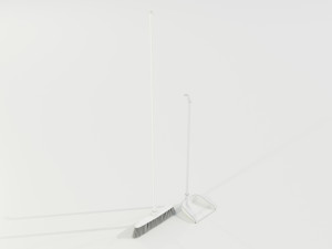 Broom and Dustpan 3Dモデル