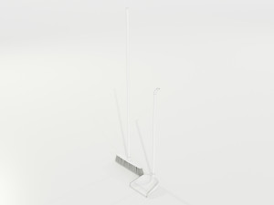 Broom and Dustpan 3Dモデル