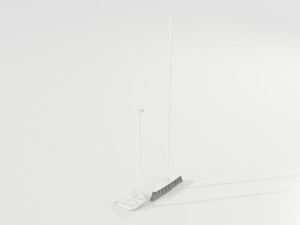 Broom and Dustpan 3Dモデル