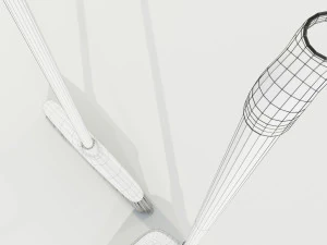 Broom and Dustpan 3D Model