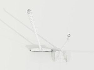 Broom and Dustpan 3Dモデル