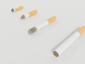 Cigarettes 3Dモデル