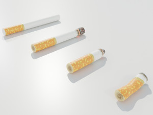 Cigarettes 3Dモデル