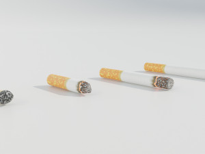 Cigarettes 3Dモデル