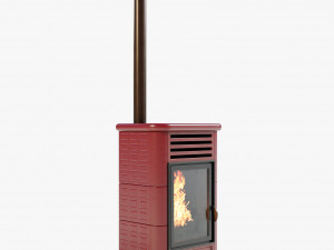 Pellet Stove 3D Model