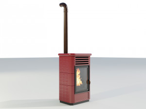 Pellet Stove 3D-Modell