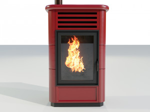 Pellet Stove 3D-Modell