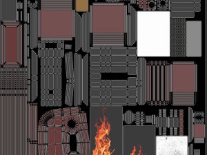 Pellet Stove 3D-Modell