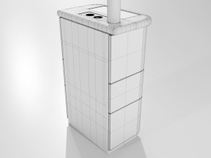 Pellet Stove 3D-Modell
