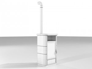 Pellet Stove 3D-Modell